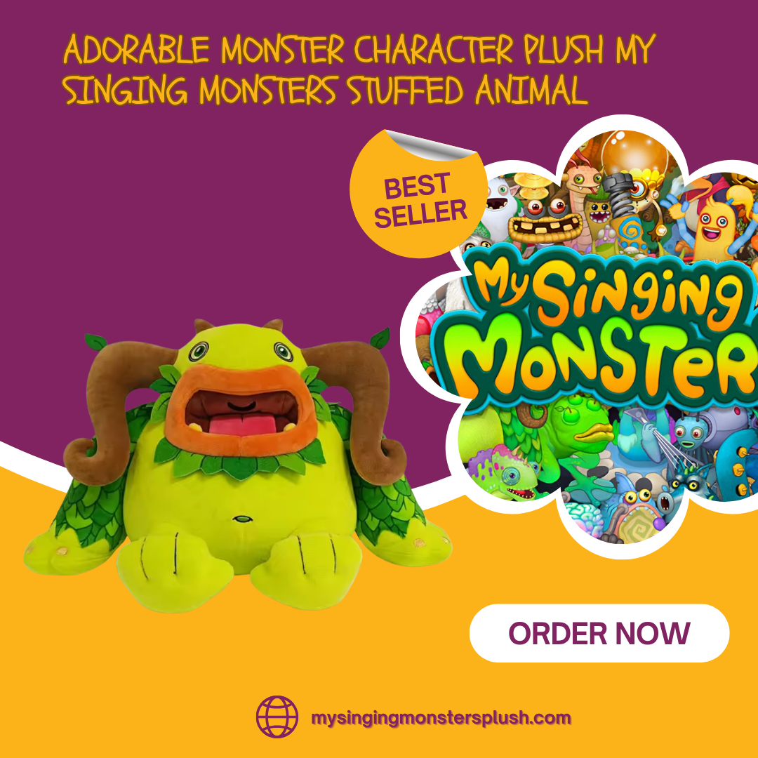 Adorable Monster Character Plush NTAN2503 My Singing Monsters Stuffed Animal
